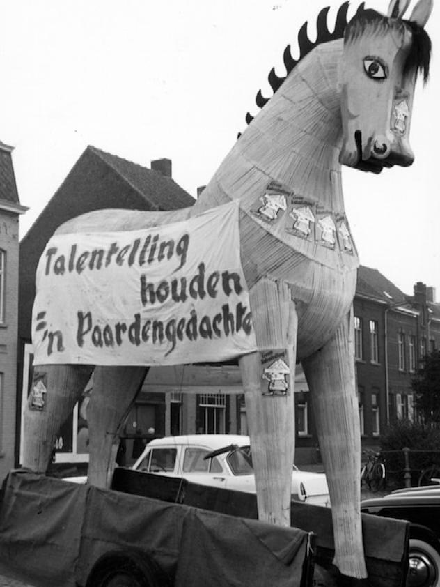 Betoging tegen talentelling 1960