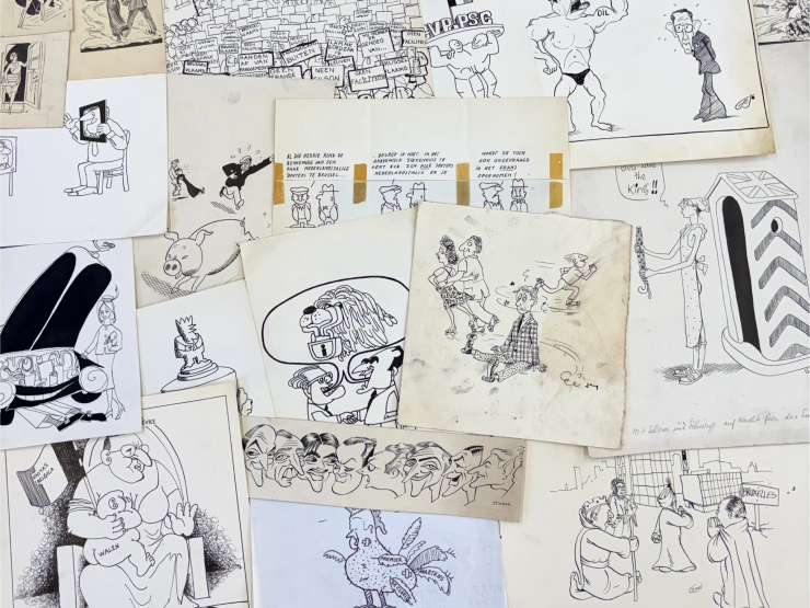 Collage cartoons