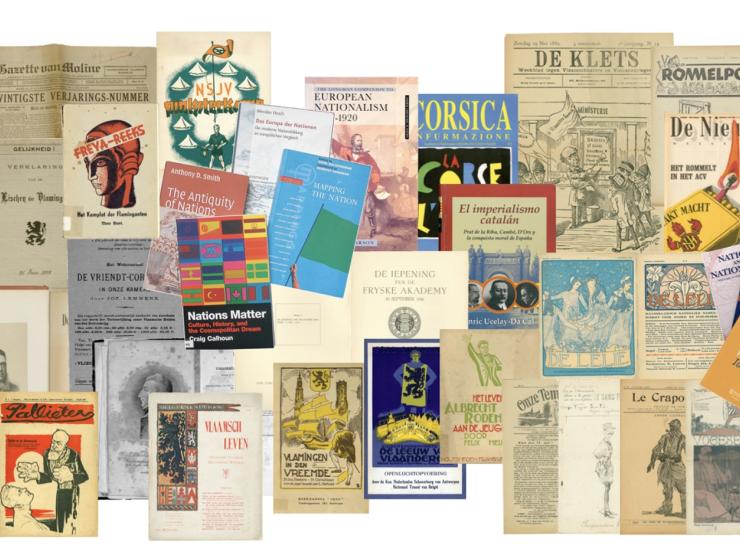 collage collectie brochures