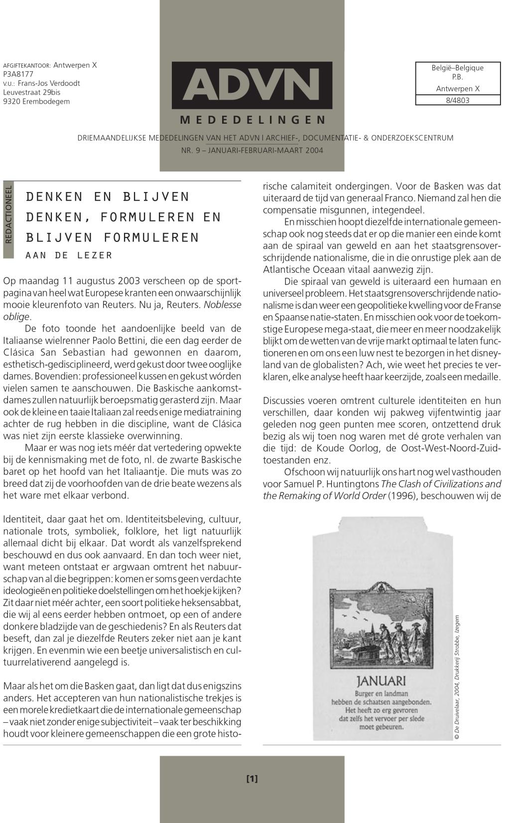 ADVN-Mededelingen 9