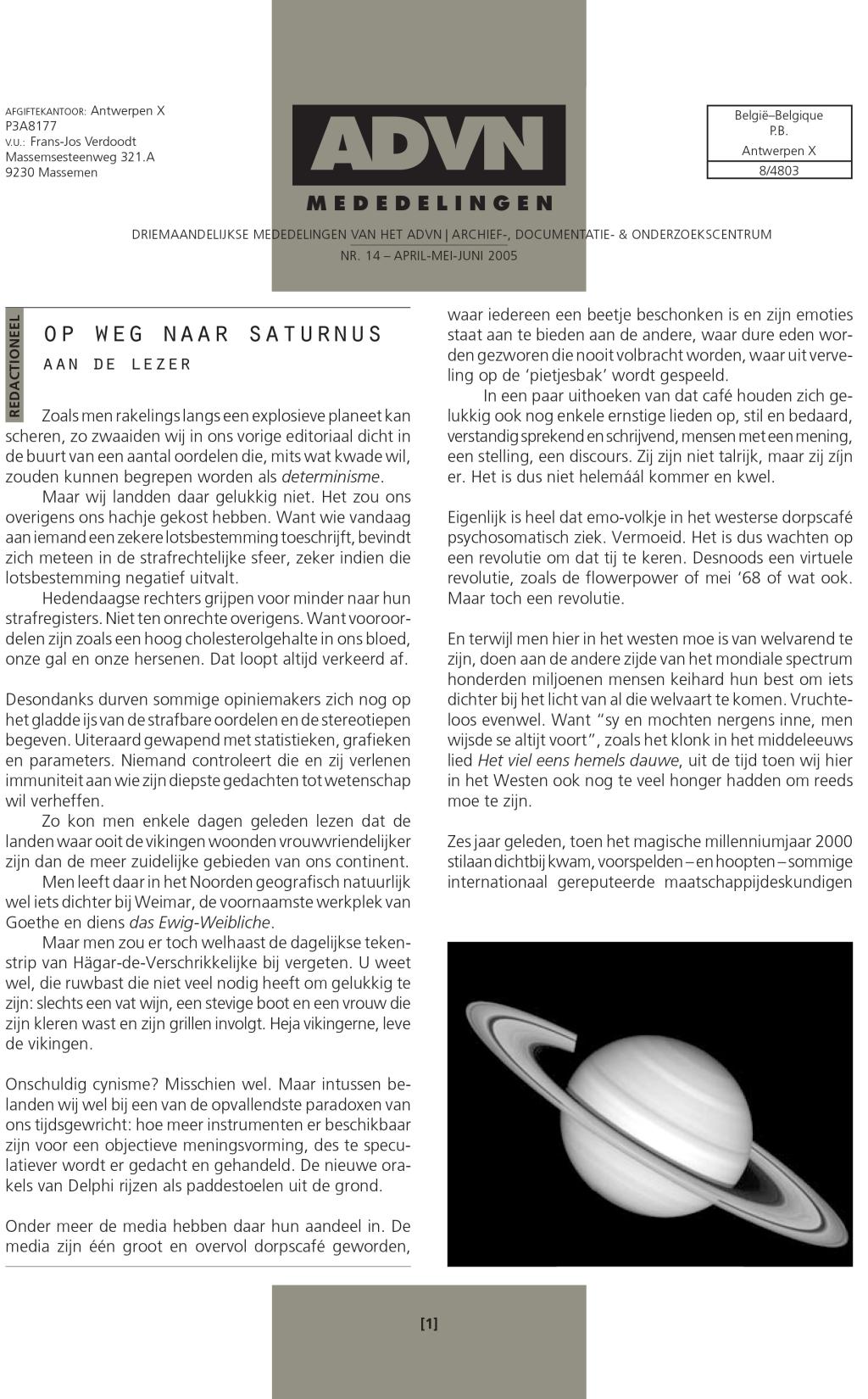 ADVN-Mededelingen 14