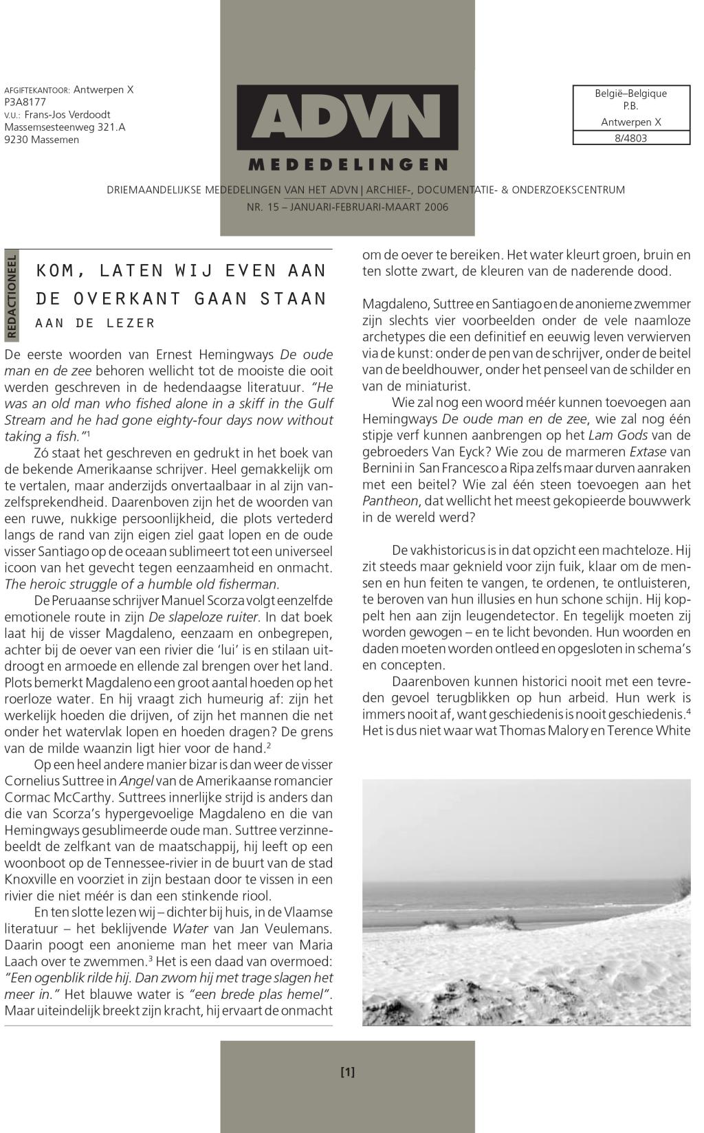 ADVN-Mededelingen 15