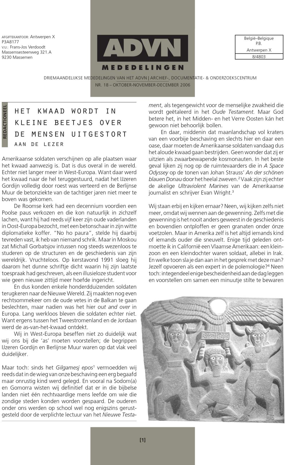 ADVN-Mededelingen 18