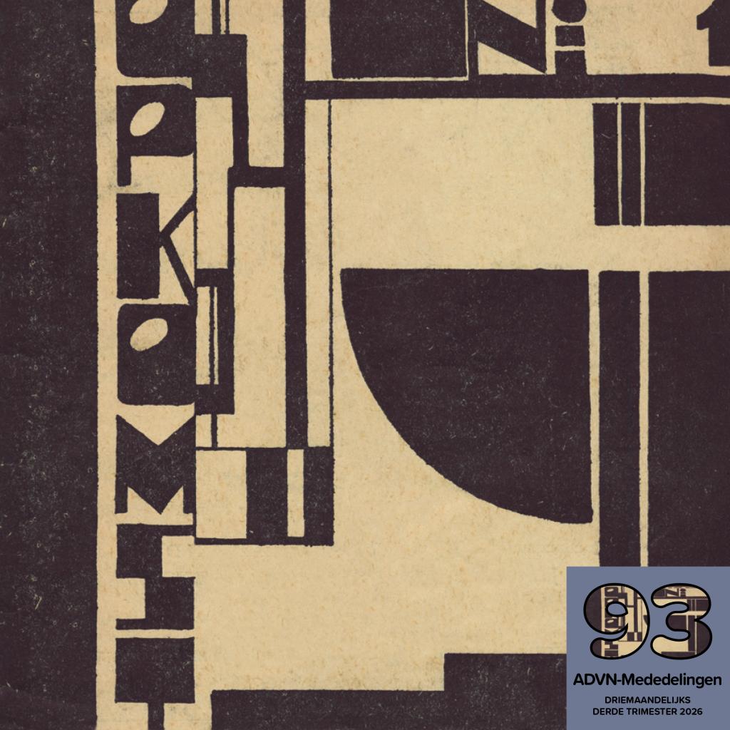 Cover ADVN-Mededelingen 93